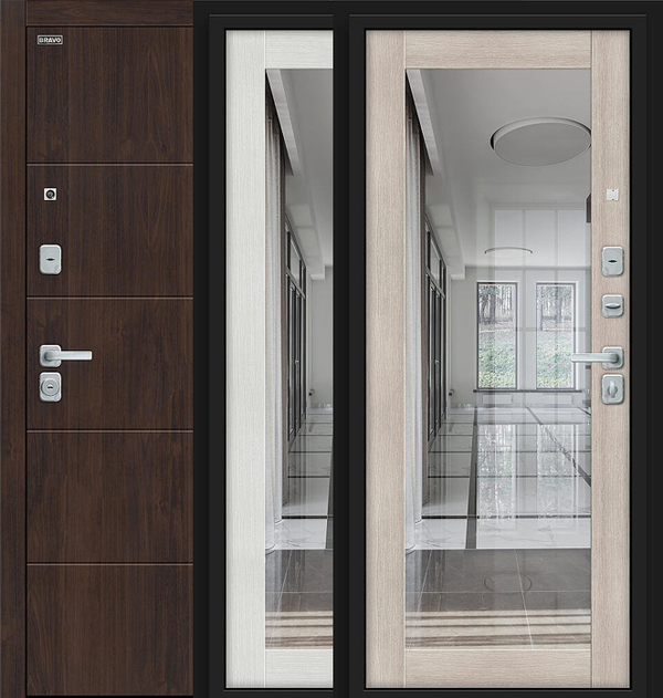 Флэт/BChrome (Almon - bianco/cappuccino Veralinga)