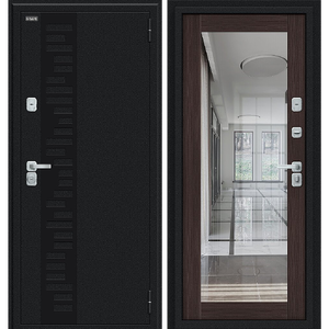 Thermo Флэш Декор-2 (Букле черное/Wenge Veralinga) ТЕРМОРАЗРЫВ